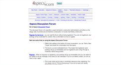 Desktop Screenshot of discus.4specs.com